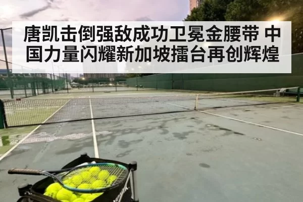 唐凯击倒强敌成功卫冕金腰带 中国力量闪耀新加坡擂台再创辉煌